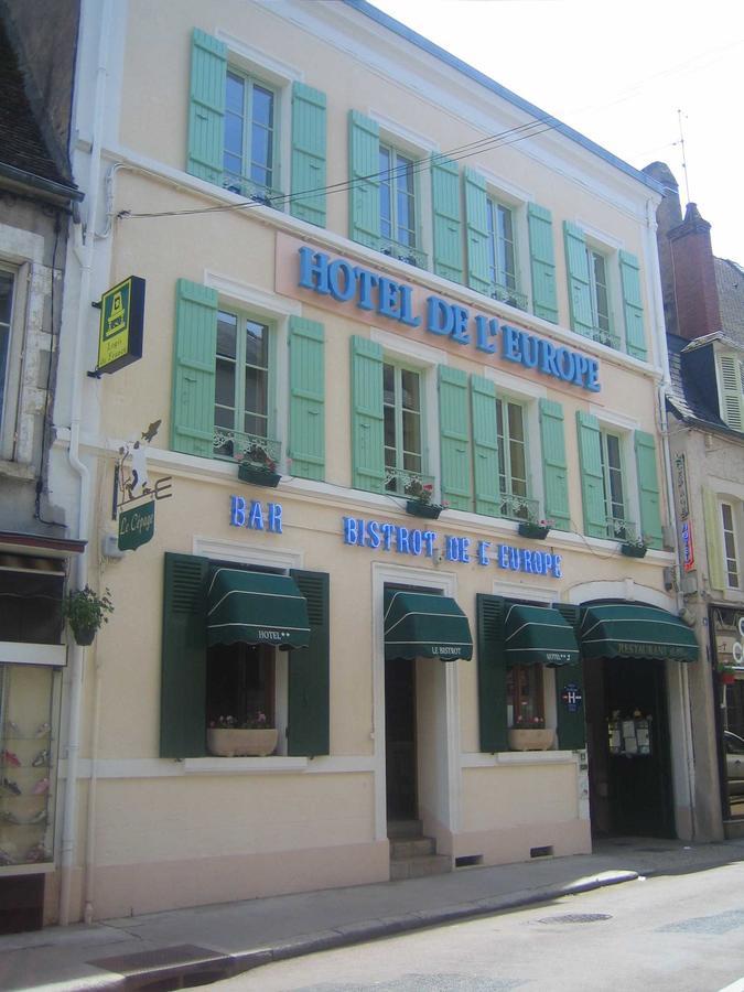 Logis De L'Europe Restaurant Le Cepage Hotell Corbigny Exteriör bild